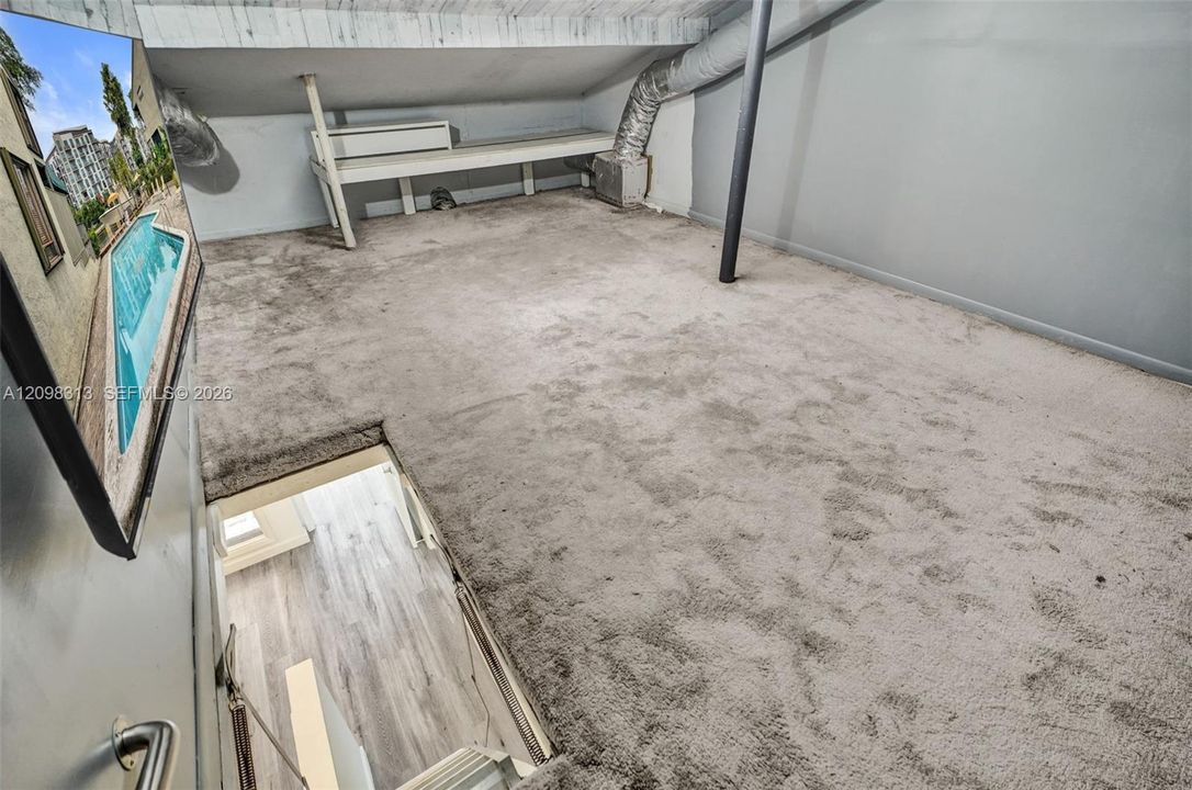 Attic + Bonus Room / den / storage