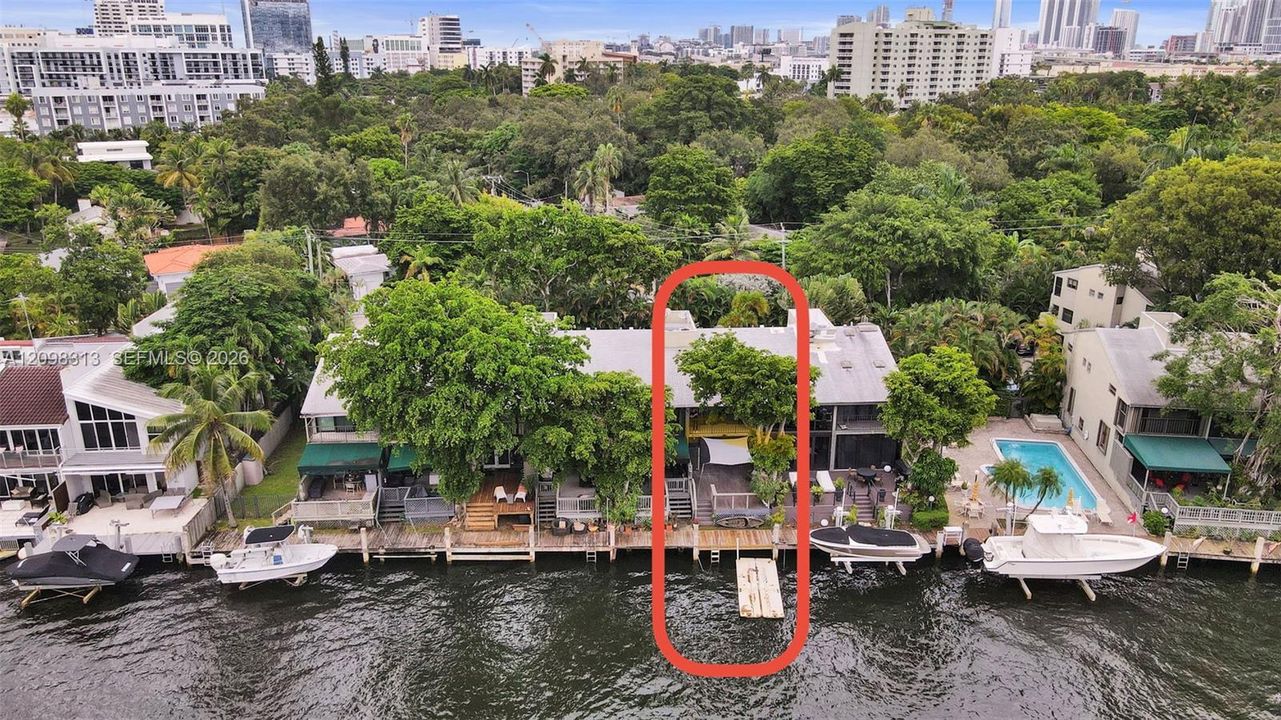 Step directly from your patio/deck to the river and your included 16-ft boat slip.