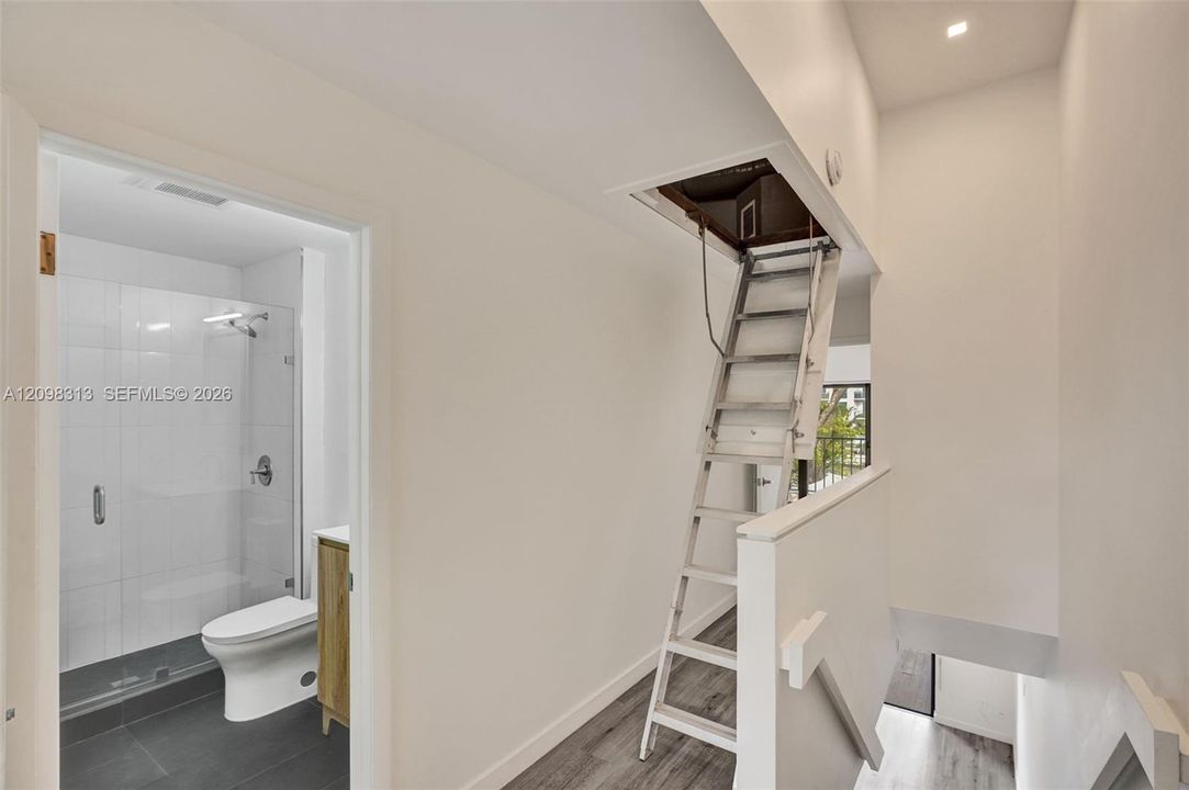 Attic + Bonus Room / den / storage