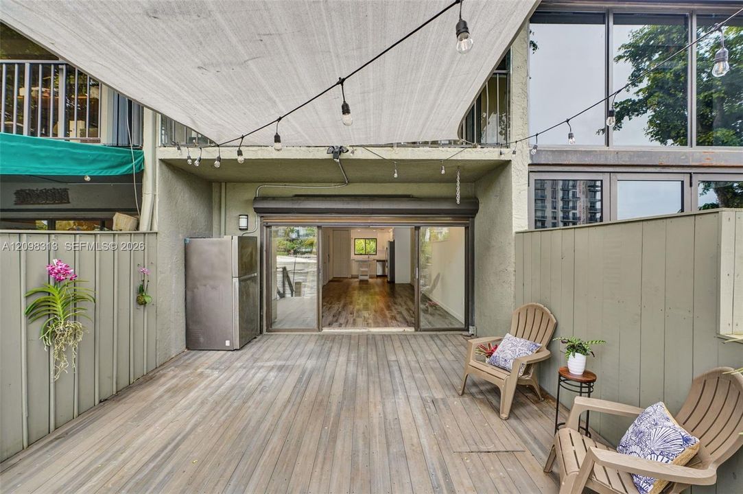 Water front deck/patio