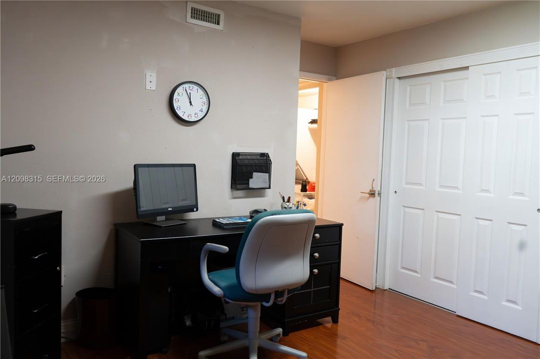 (turned into an office)