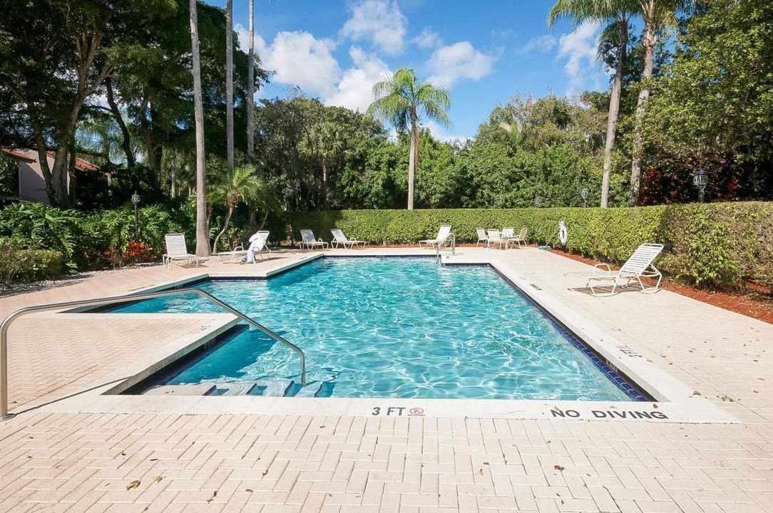 ONE OF TWO HEATED COMMUNITY POOLS