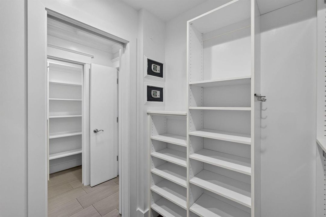 Master closet