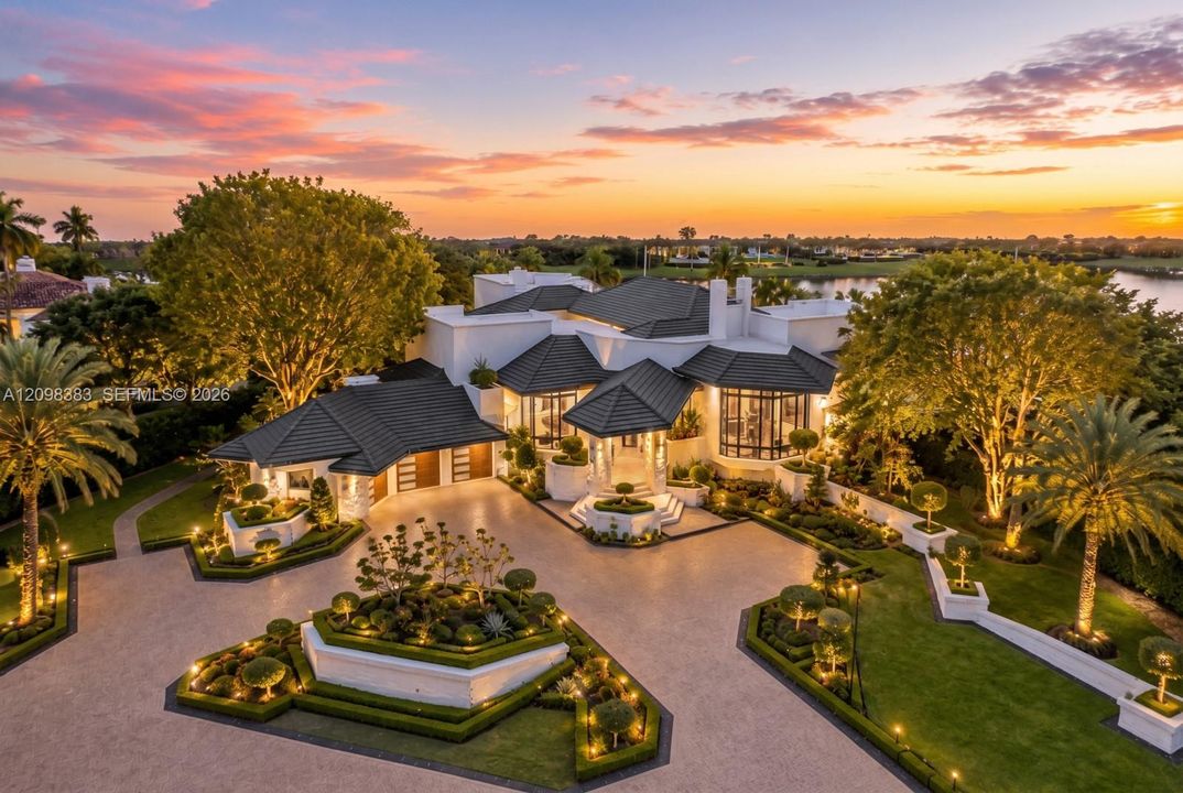 Frank Lloyd Wright inspired architecture Weston FL