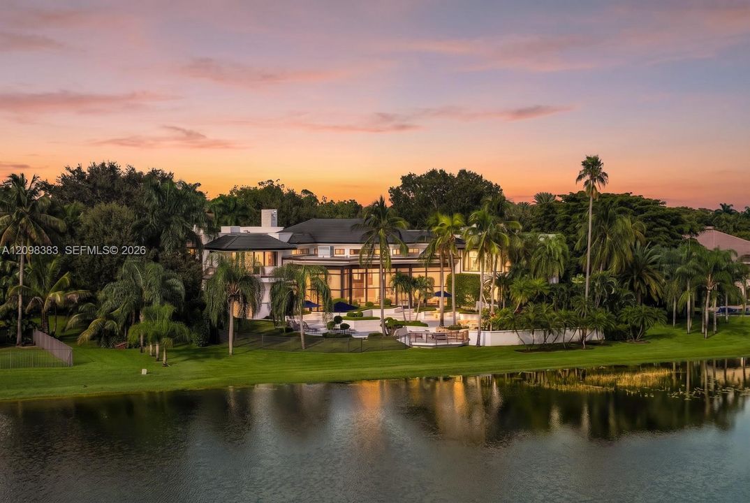 illuminated luxury home Windmill Ranch Estates