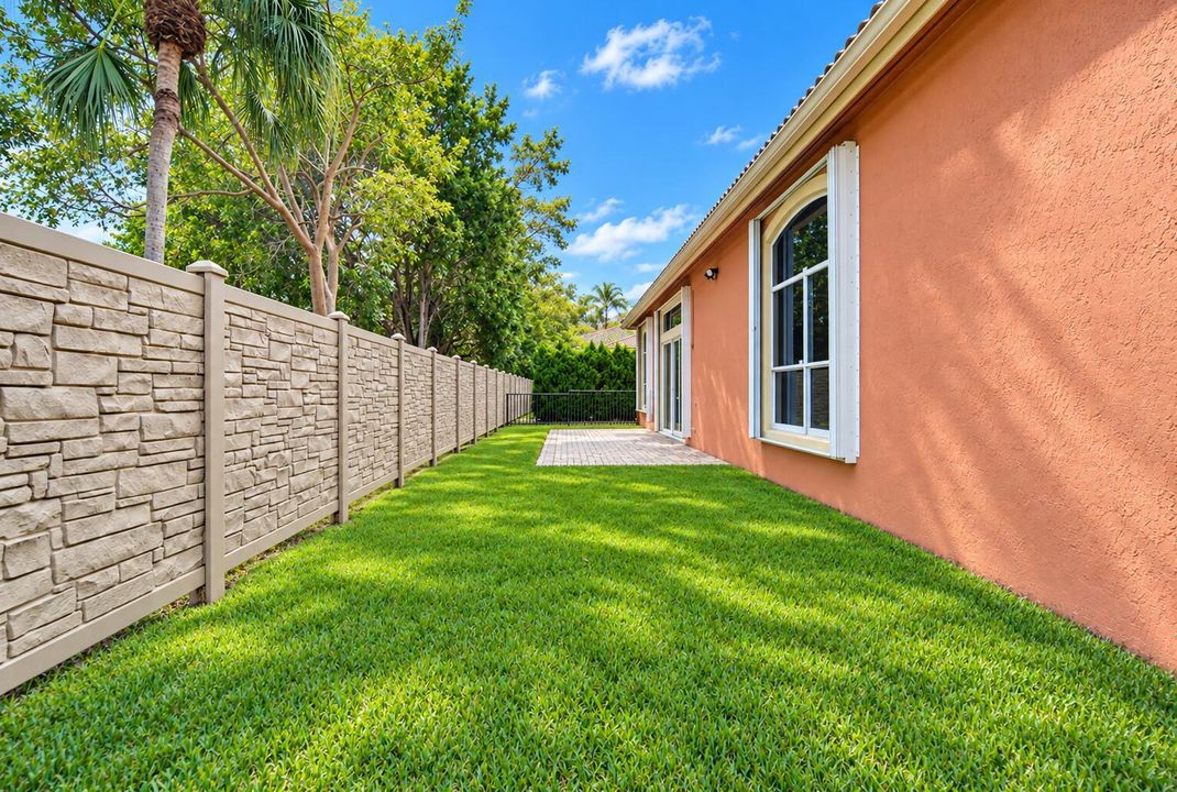 Sunny Terracotta Side Yard Retreat