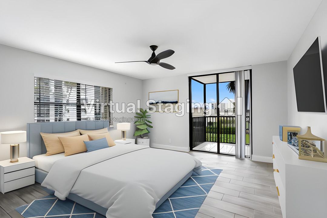 Primary Bedroom - Virtually Staged