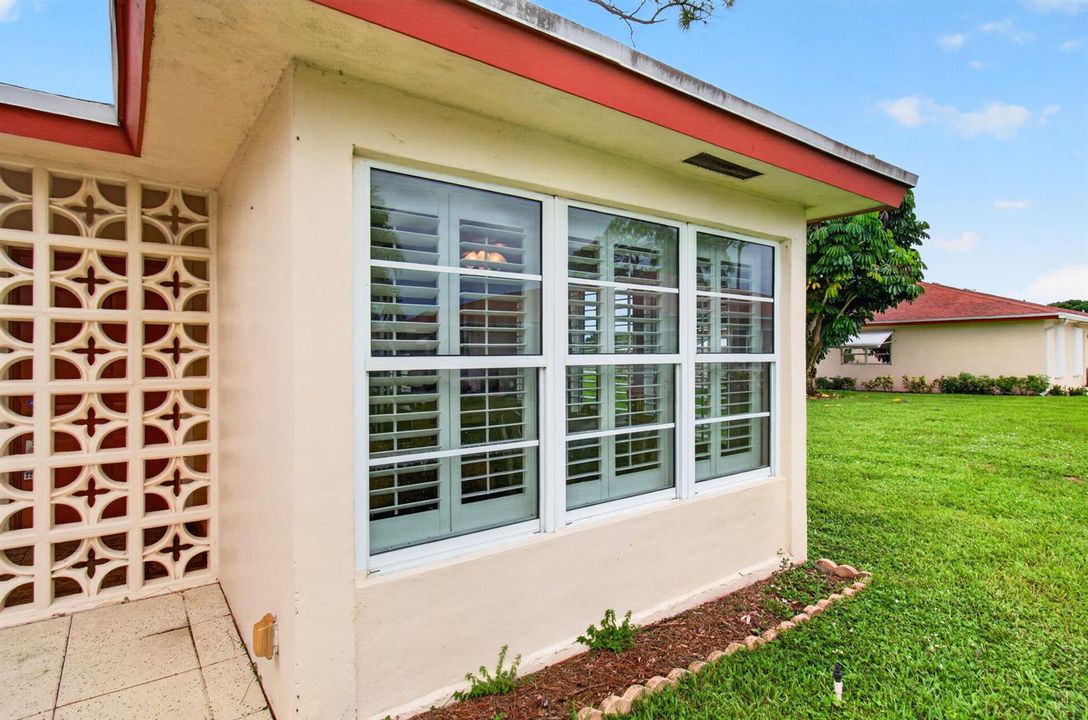 Hurricane Impact windows throughout (2)