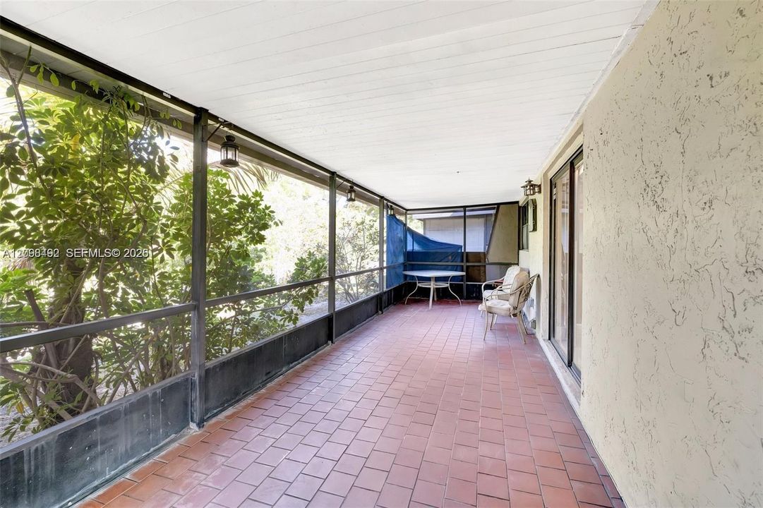 Wrap around screened porch