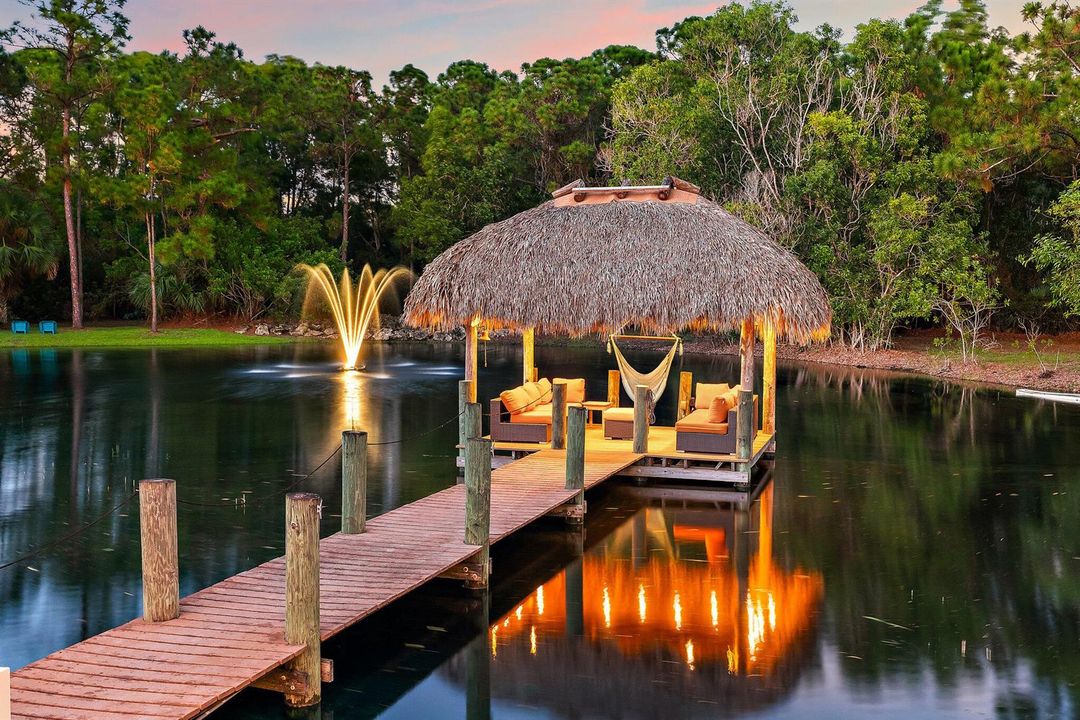 Private Dock at Twilight
