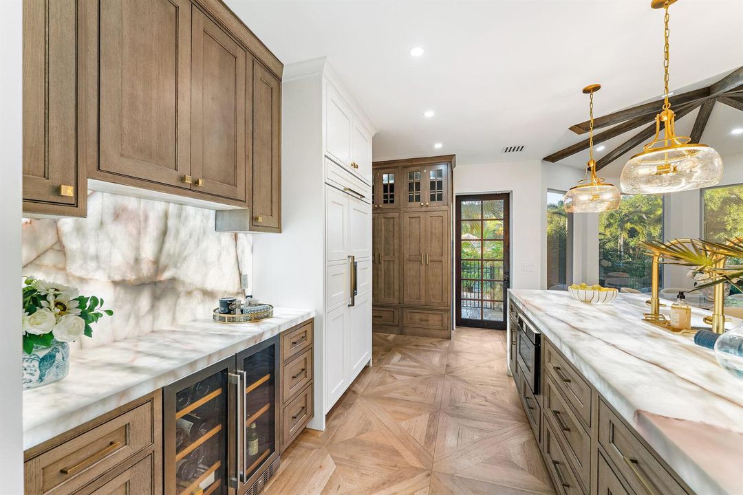 Kitchen with Warm Wood Detail
