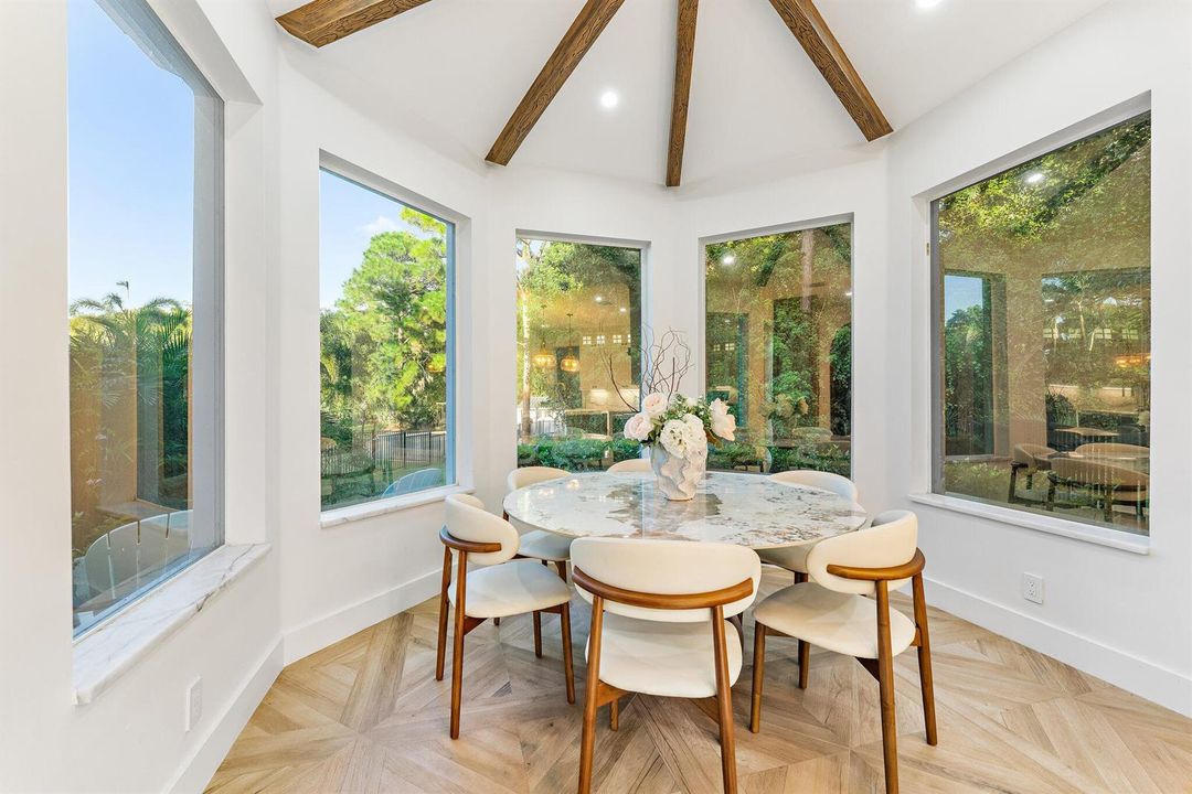 Breakfast Room with Garden Views