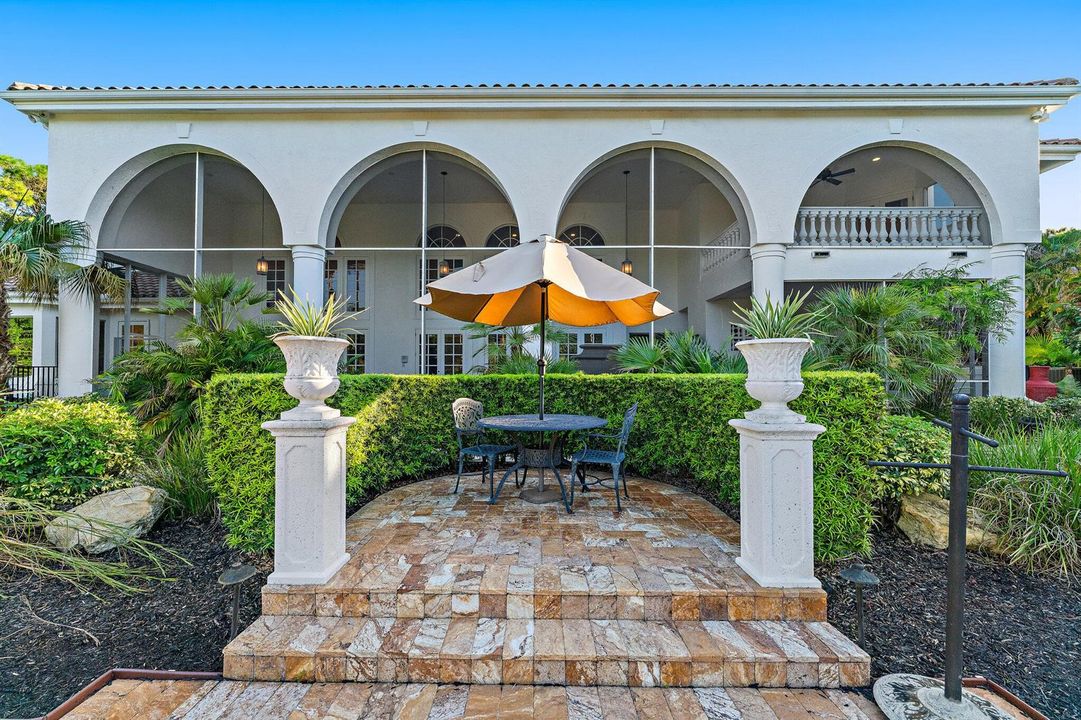 Courtyard View Overlooking the Pool