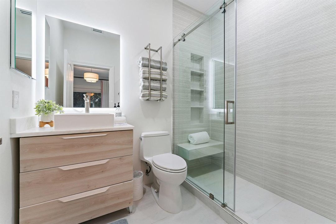 Guest Bath with Walk In Shower