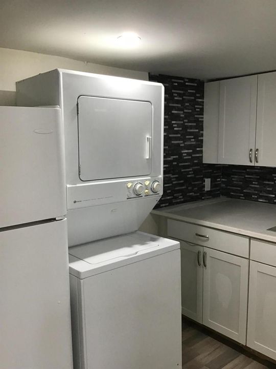 Washer and dryer in unit