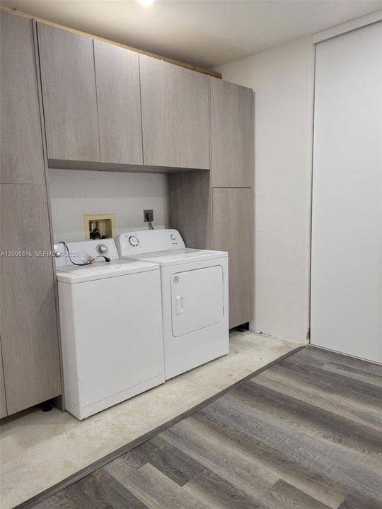 Laundry with closets