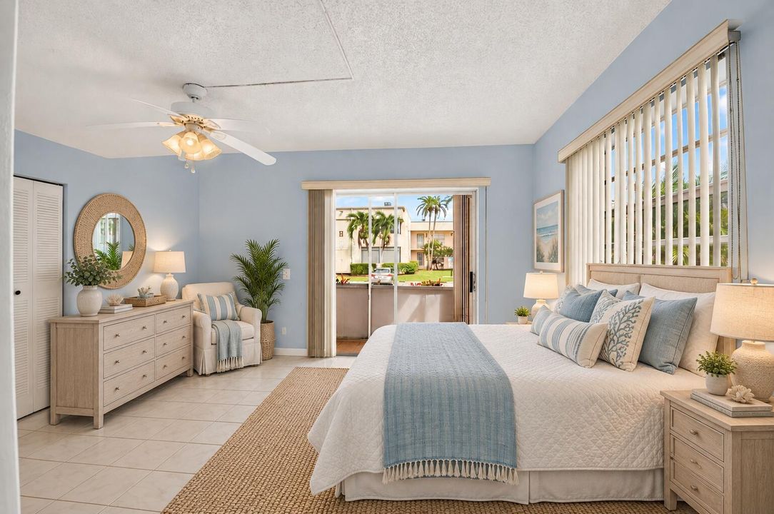 Staged to show space