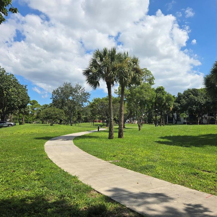 Private Park with Walking Paths