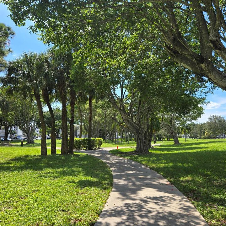 Private Park with Walking Paths