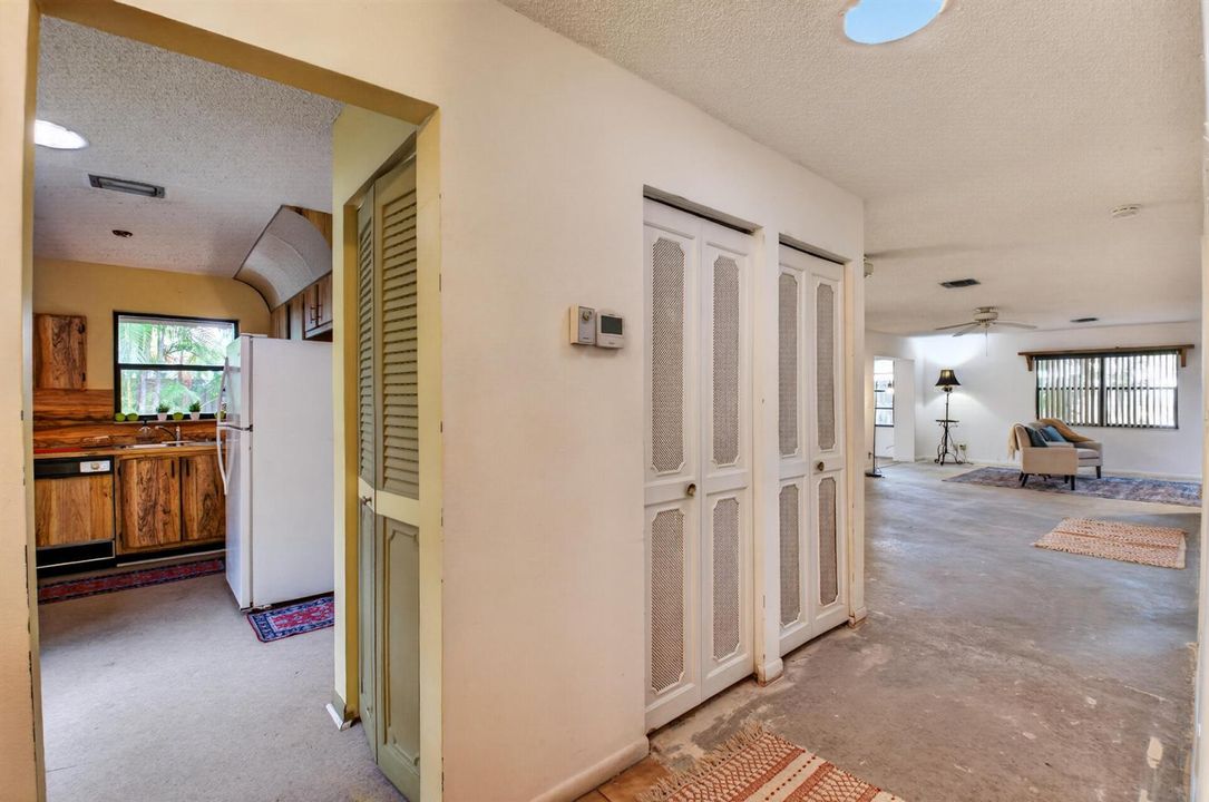ENTRY TO LIVING AREA/KITCHEN