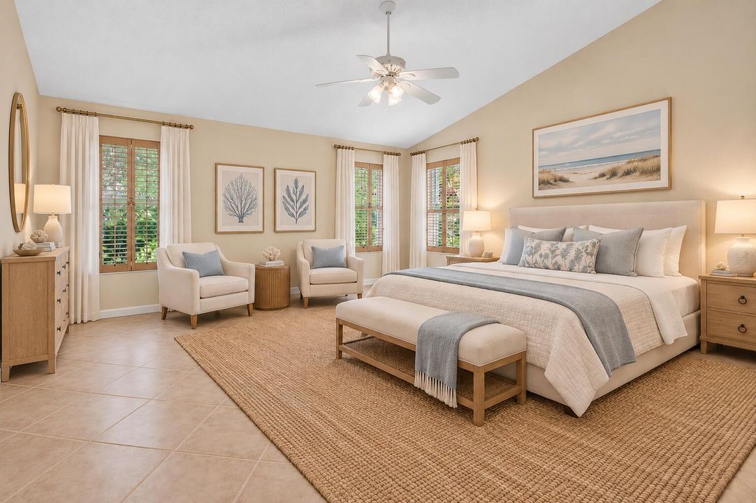 Serene Coastal Primary Bedroom Retreat