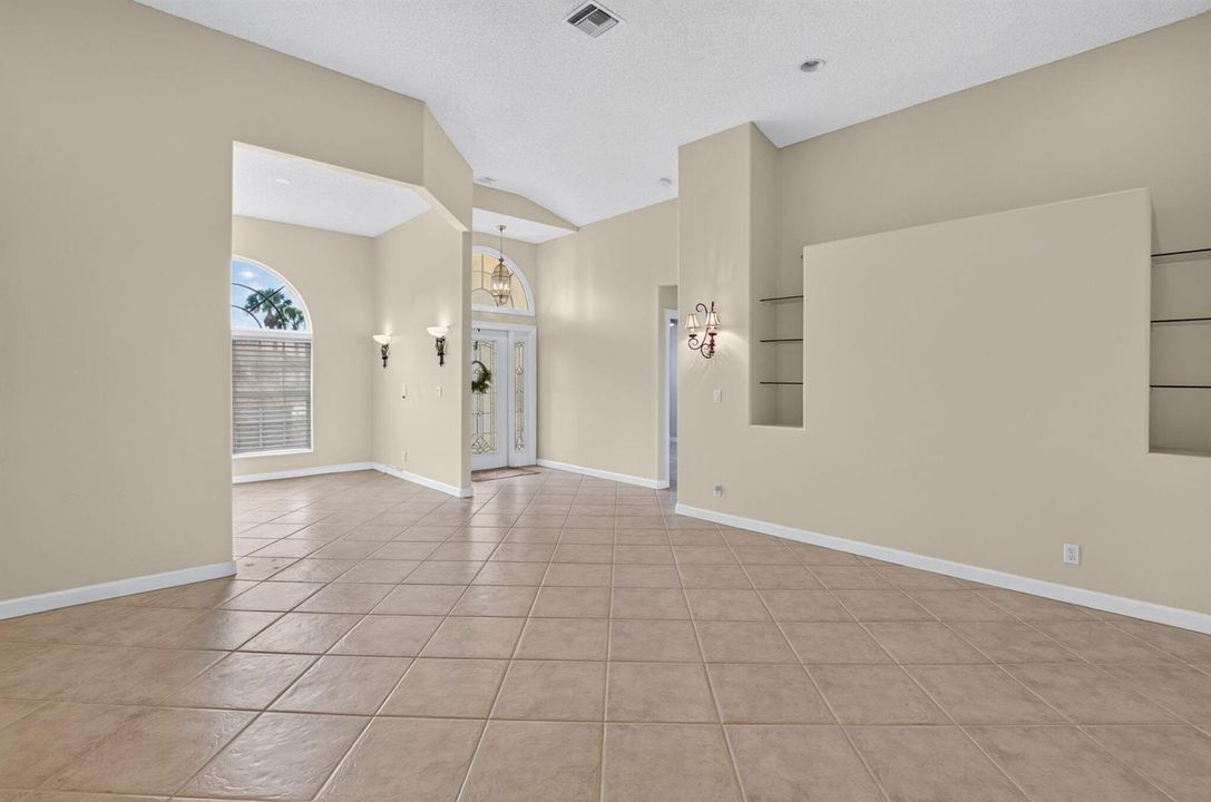 looking at foyer & den from living room