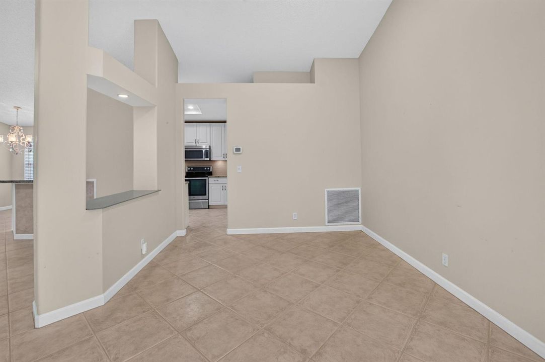 formal dining area