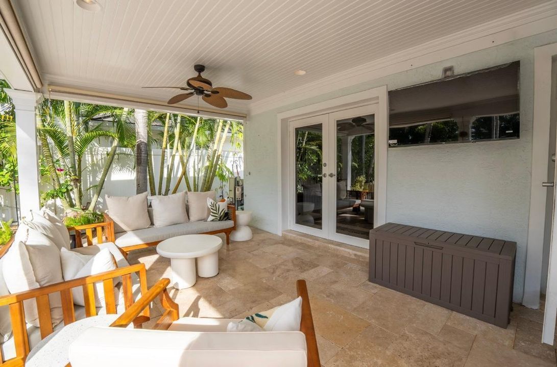 Outside patio