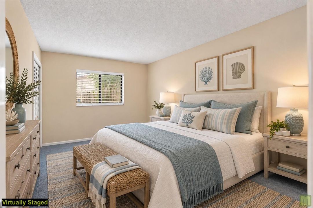 Bedroom 2 - staged