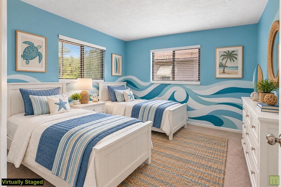 Bedroom 3 - staged