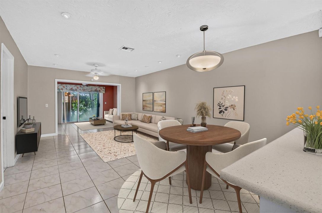 Staged Living Room
