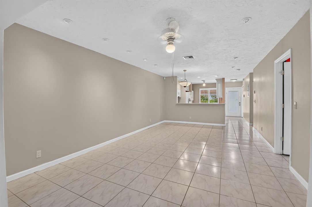 Living room facing front