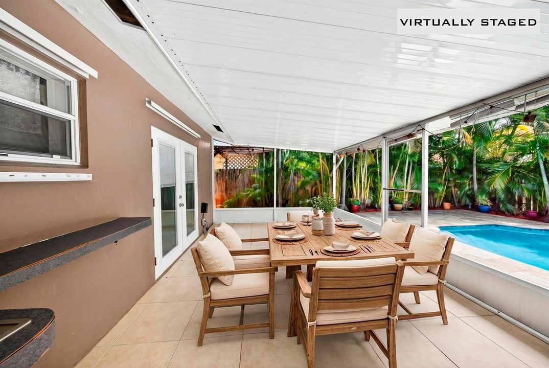 patio staged