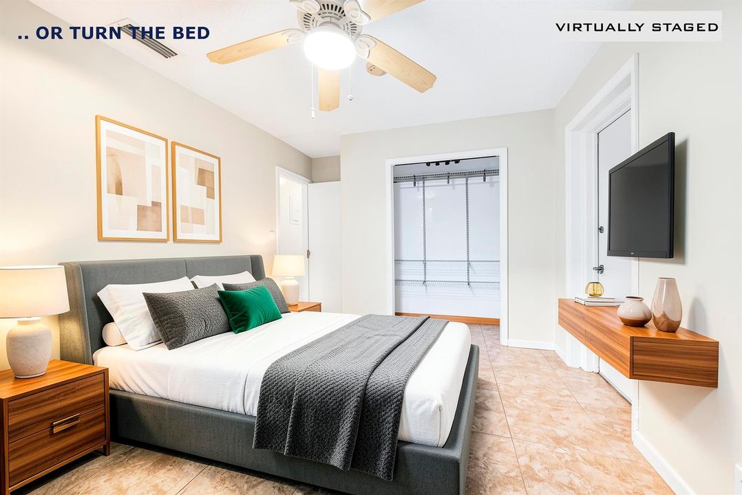 3rd bedroom - staged as bedroom