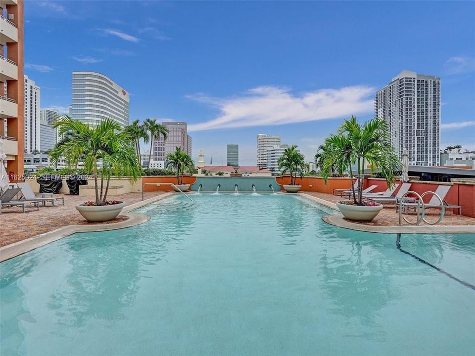 pool deck