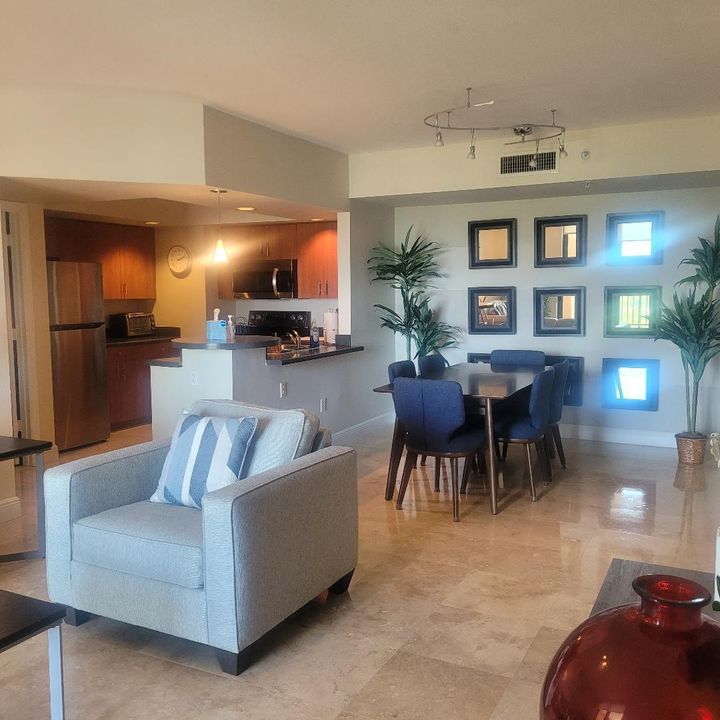 Living, dining