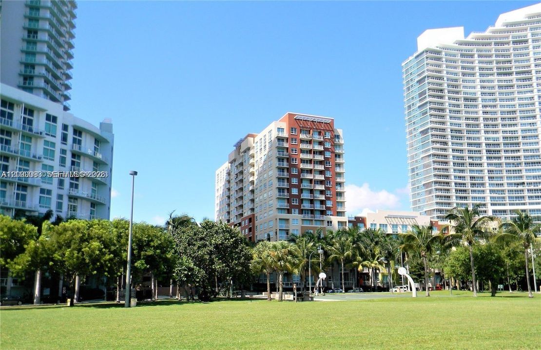 View from Margret Pace Park to CITE