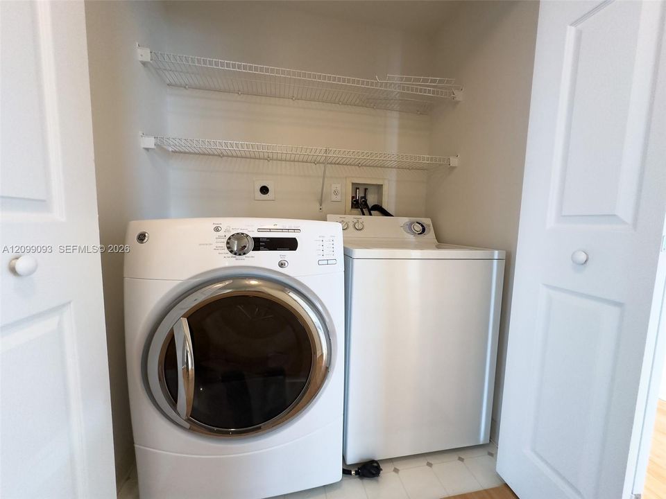 large laundry closet