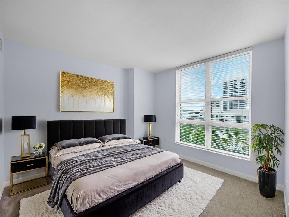 Virtually Staged Bedroom