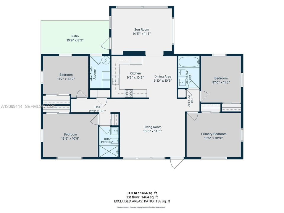 For Sale: $585,000 (4 beds, 2 baths, 1492 Square Feet)