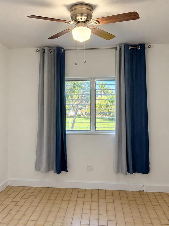 Bright Minimalist Room with Window and F
