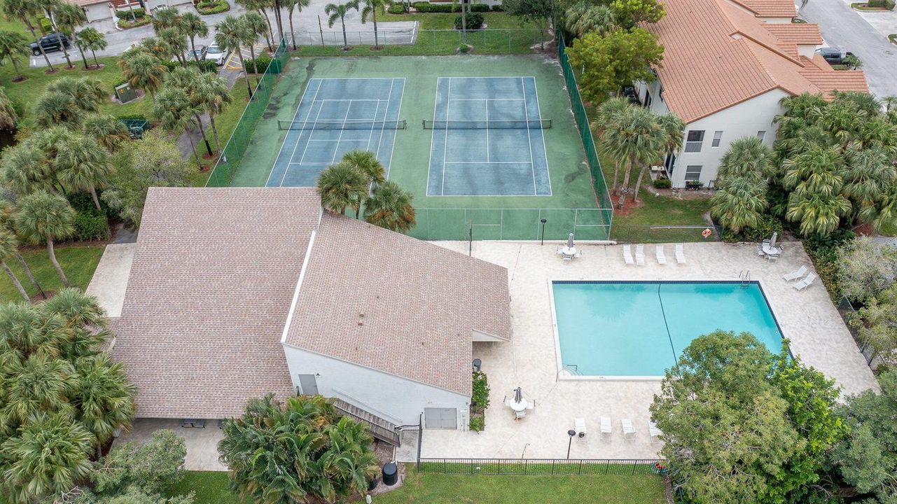 Pool, Clubhouse, Tennis Court