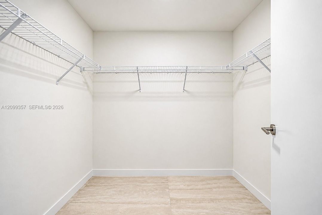 Master closet
