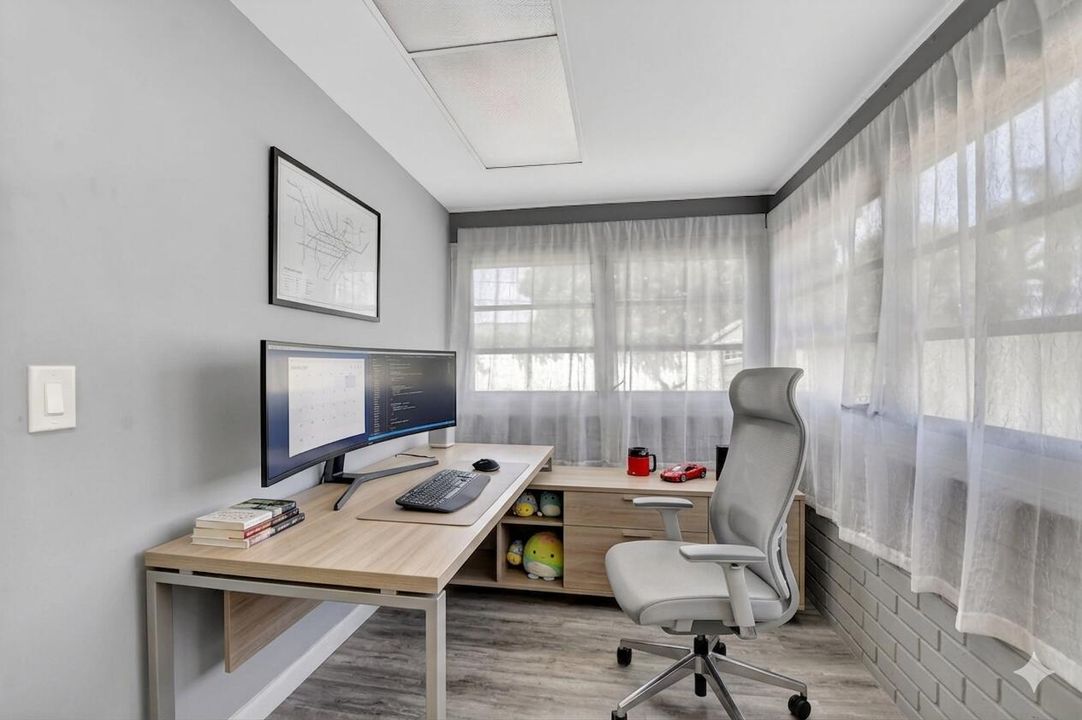 Office Digitally Staged (Option)