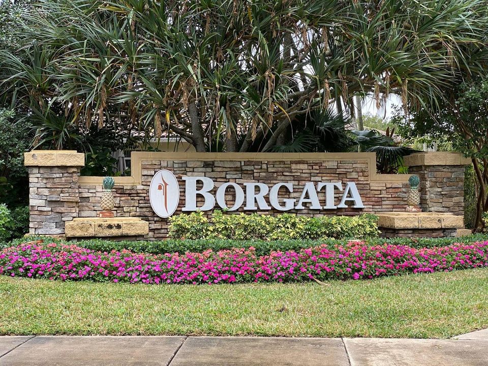 Borgata Entrance Sign
