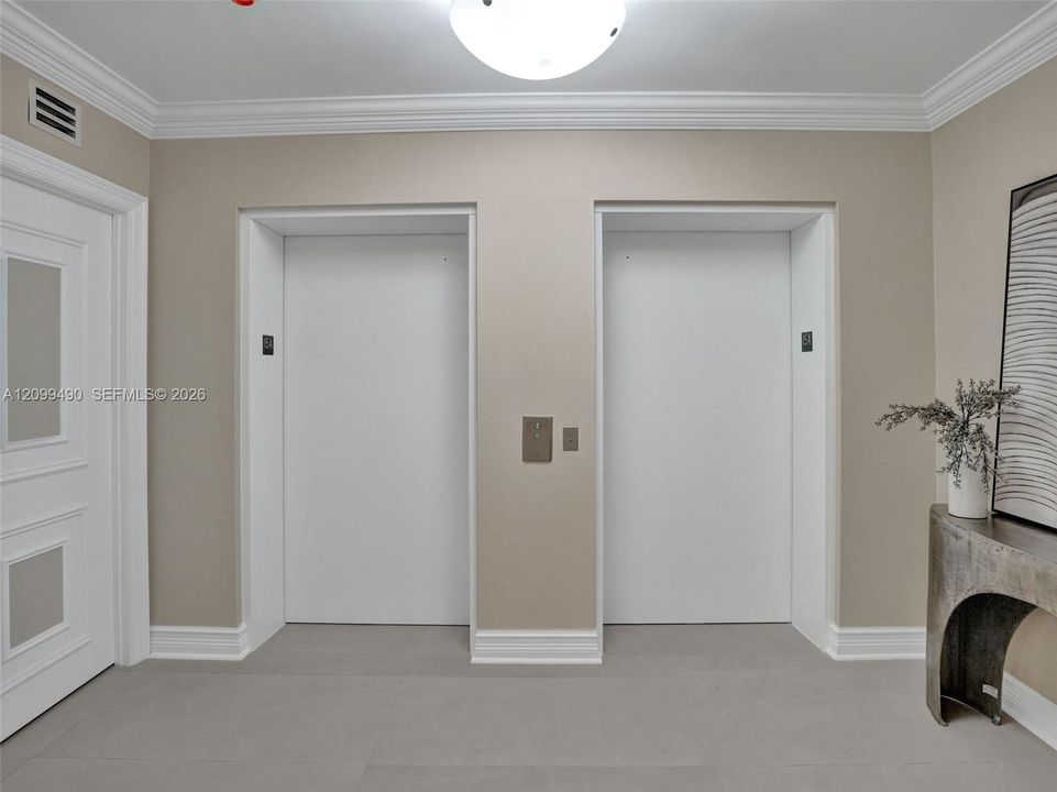 private elevator foyer