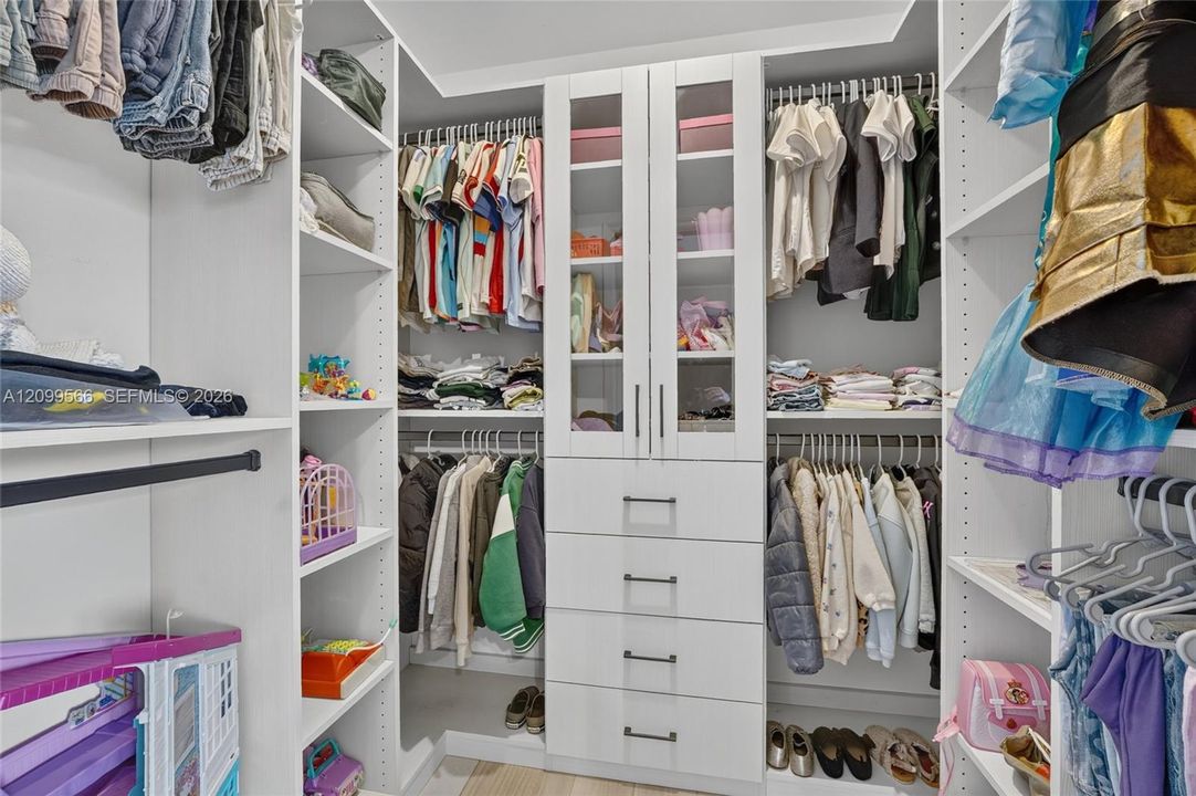 2nd bedroom walk in closet