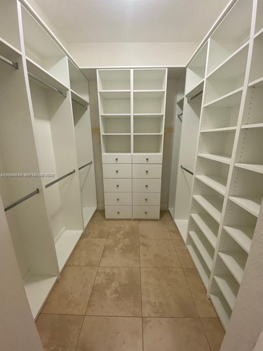 Master Walk-In Closet