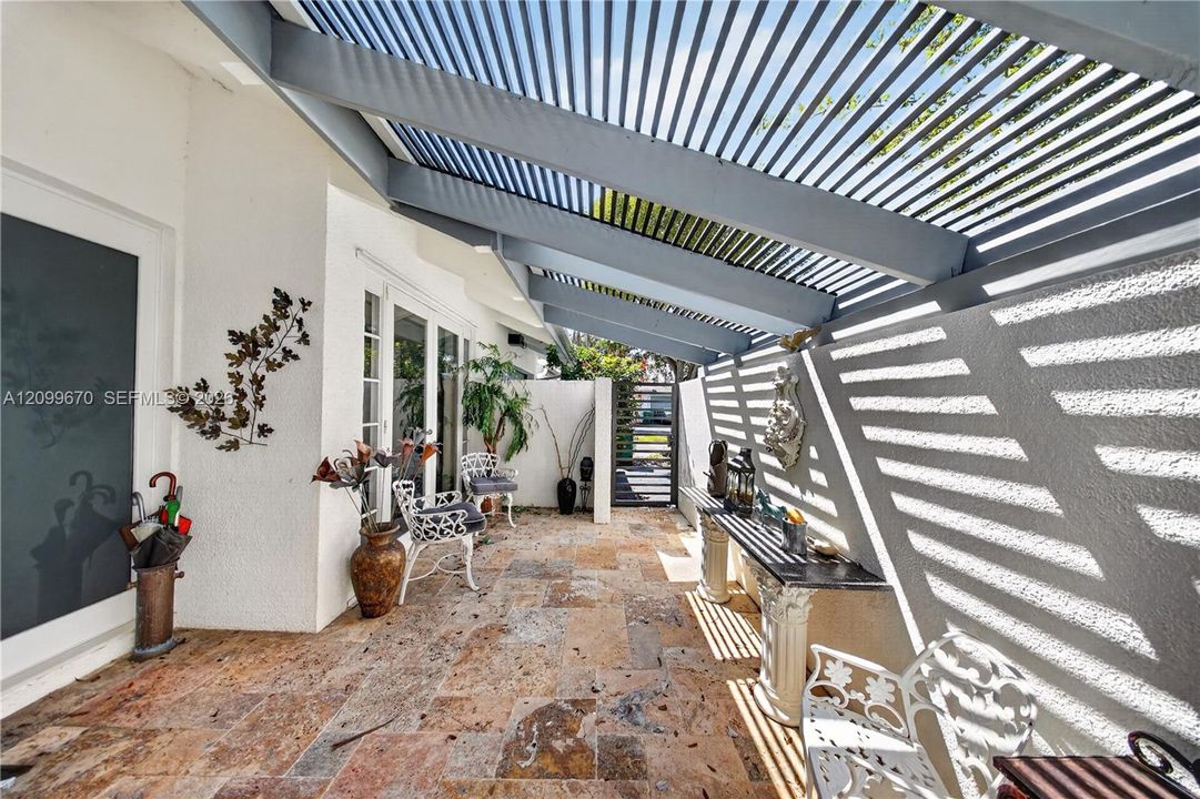 front courtyard