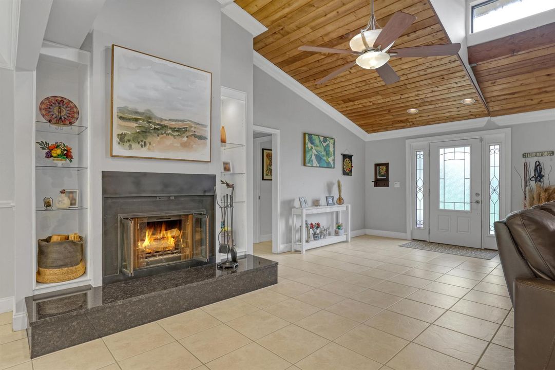 living fireplace with fire 15862 121st T